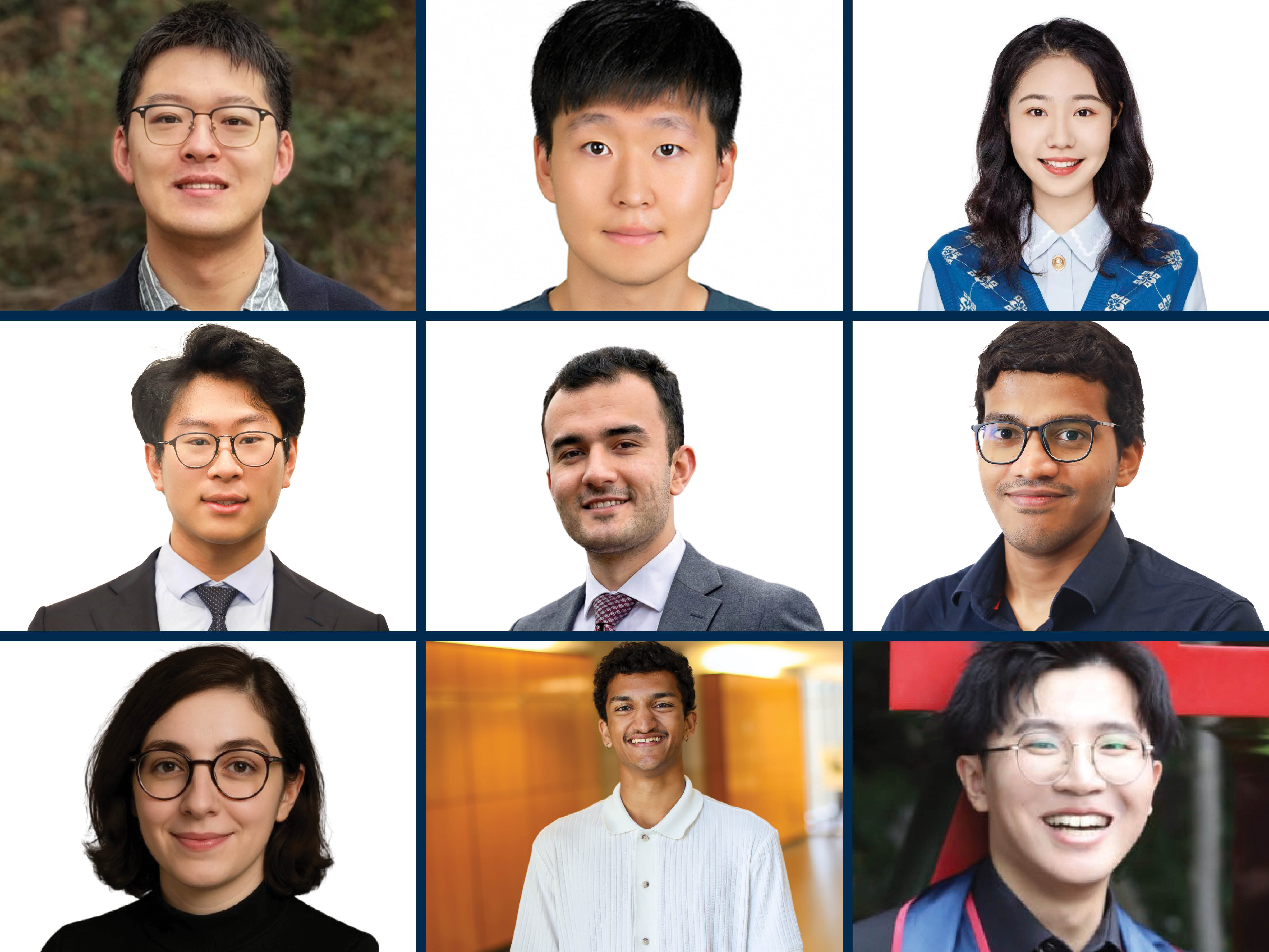 Photo collage of graduate scholars