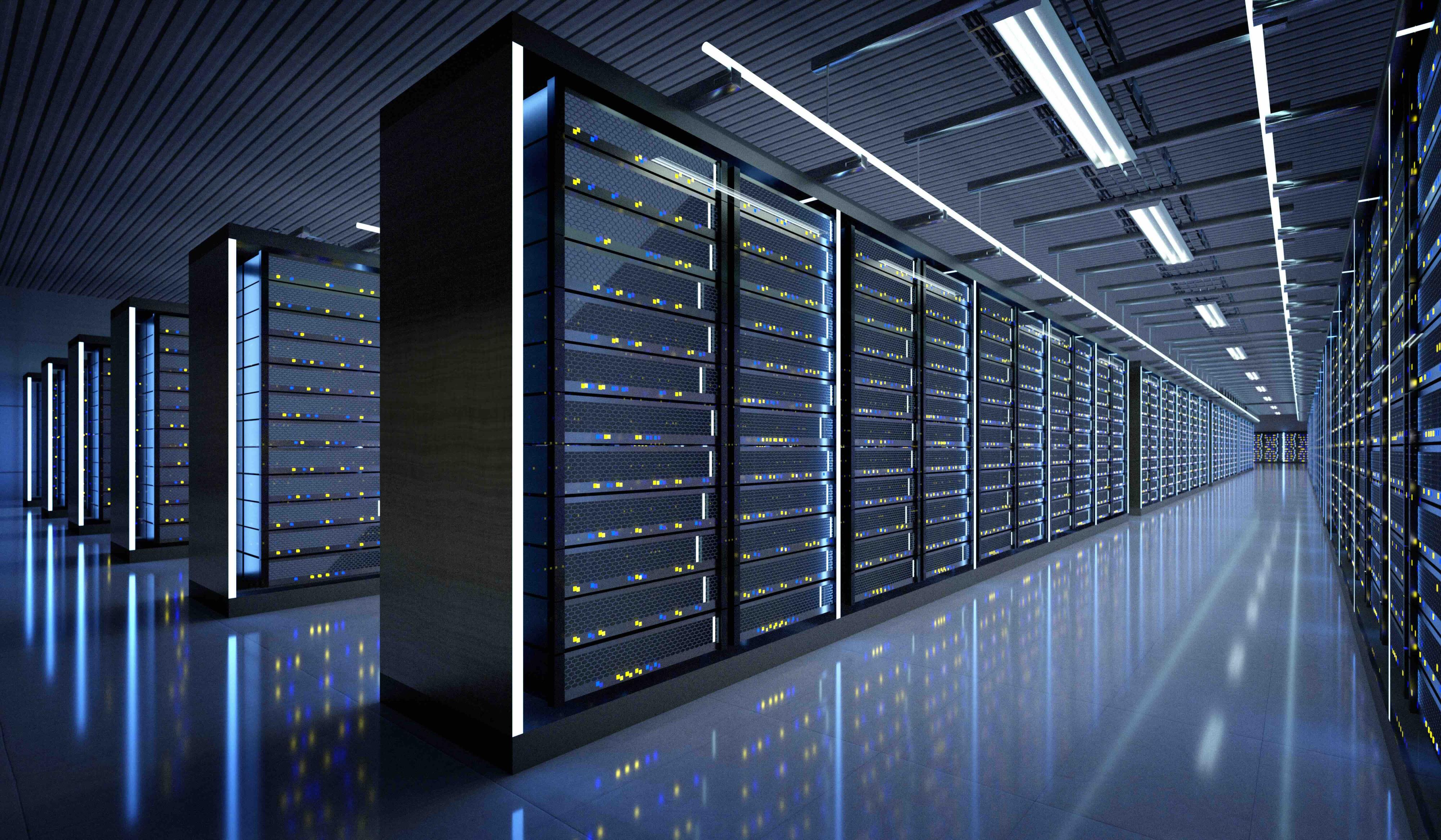 data center stock image