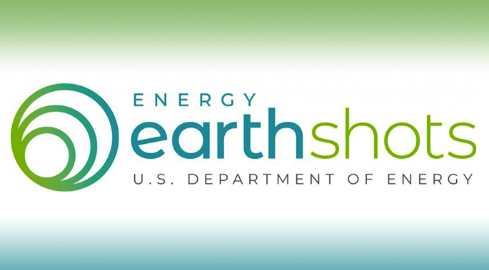 Earthshots program logo with green and turquoise gradient background