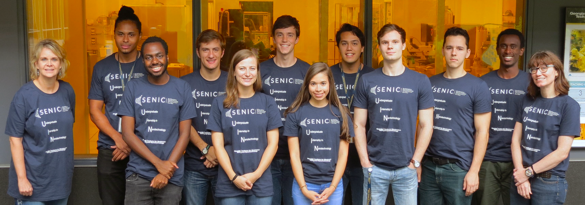 Students from the NNCI Undergrauduate Summer Program in Nanotechnology