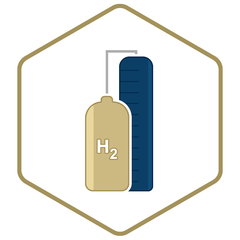 hydrogen production icon
