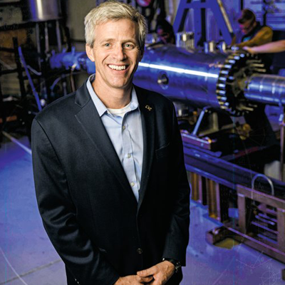 Tim Lieuwen in the Georgia Tech combustion lab width=