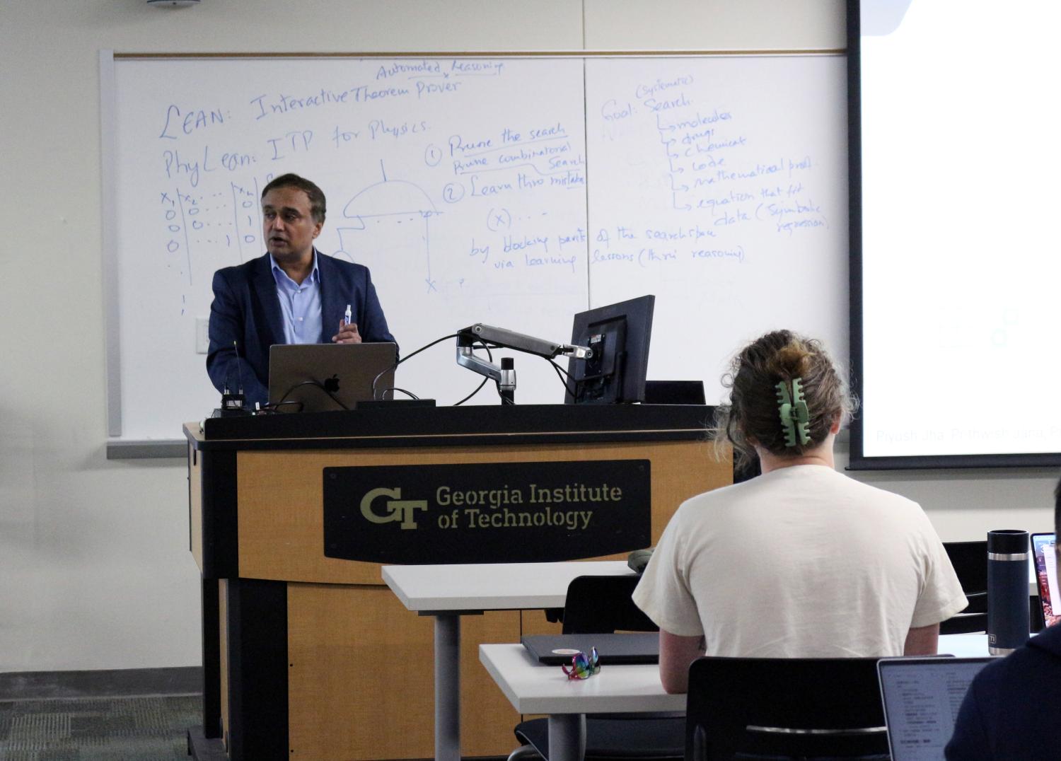 Vijay Ganesh at the IDEaS One-Day Tutorial on AI4Science Focuses on Applications in Scientific Problem Solving