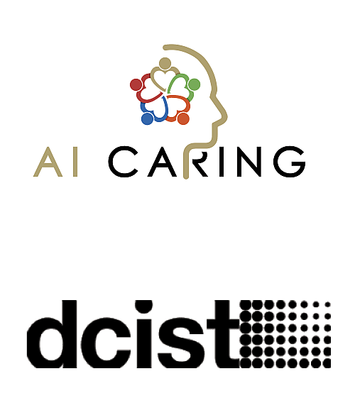 AI-Caring and DCIST Logos