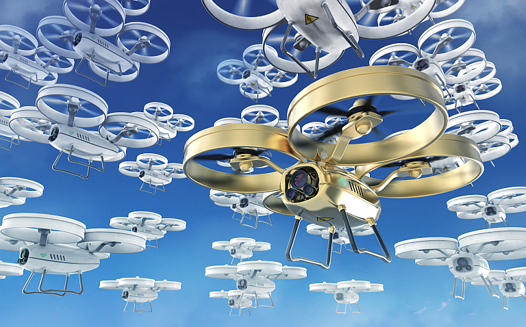 Swarm of Ariel Drones