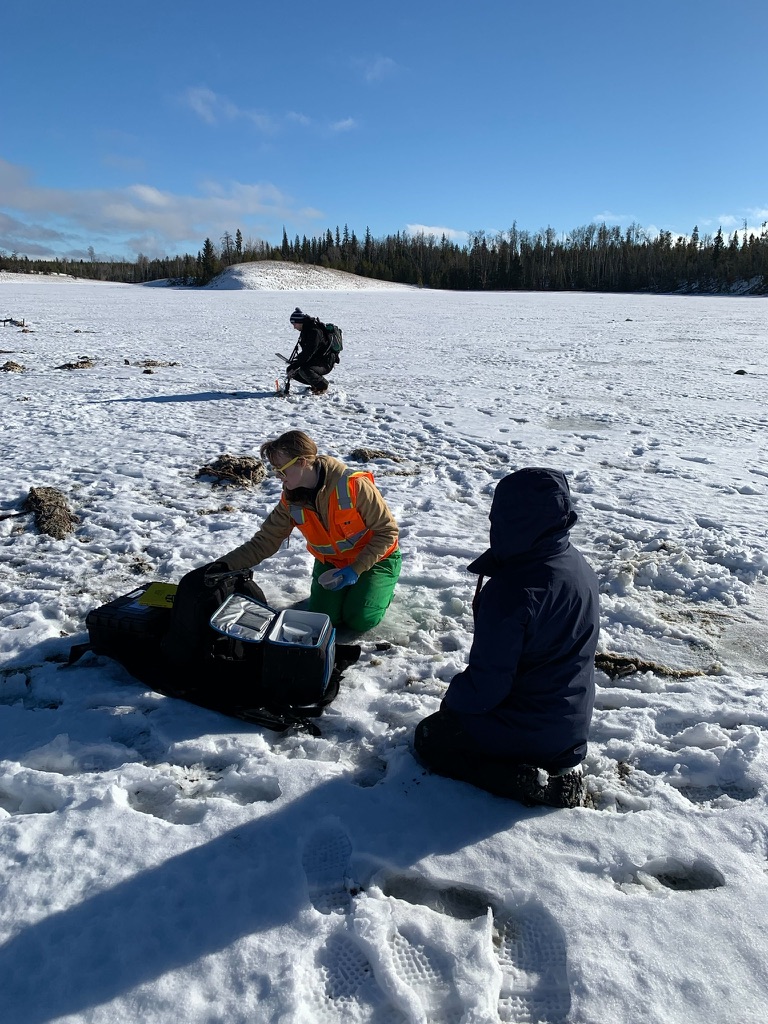 Hughes and researchers in British Columbia.