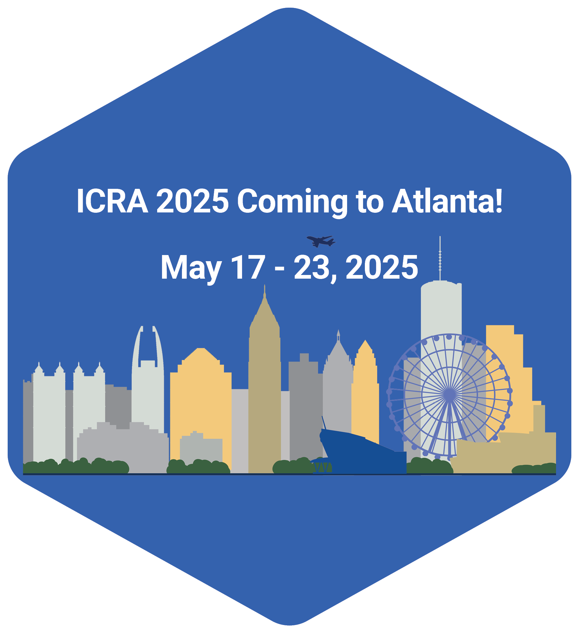 ICRA 2025 will be in Atlanta graphic