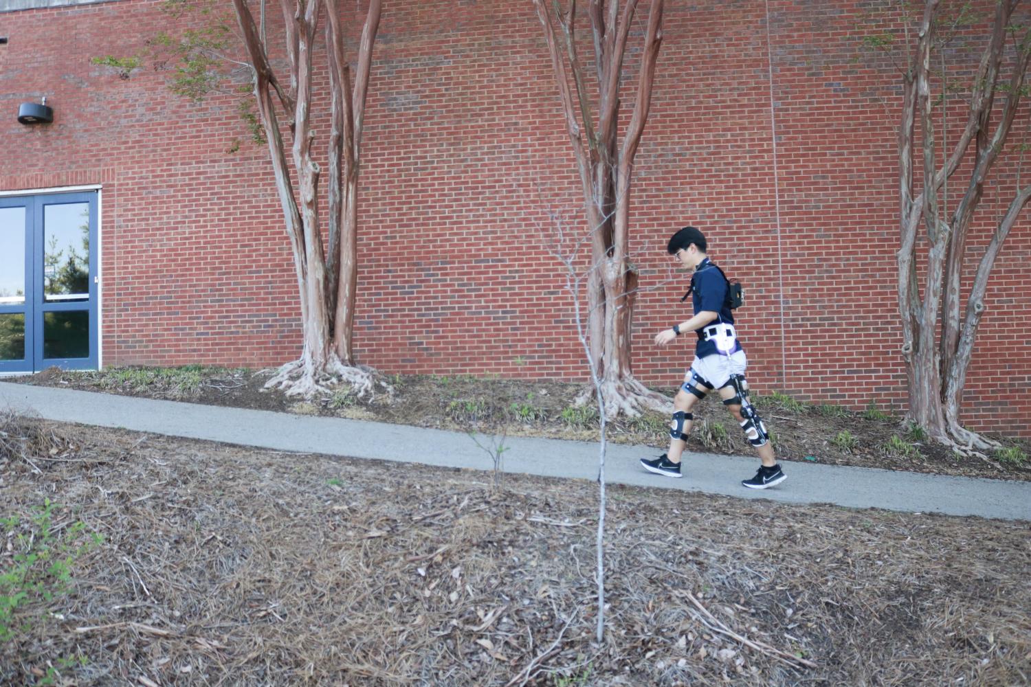 Testing on campus slope terrain