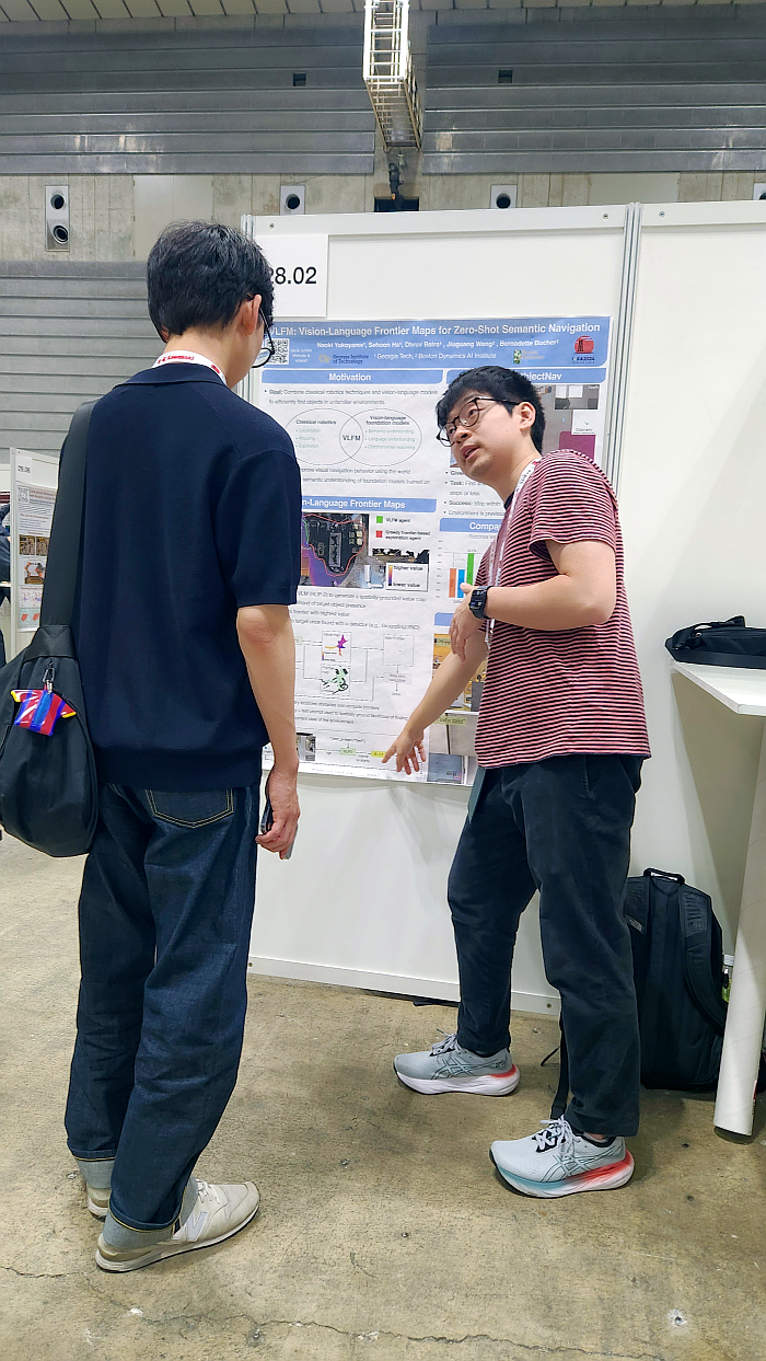 Yokoyama earned a best paper award in the Cognitive Robotics category with his Vision-Language Frontier Maps (VLFM) proposal.