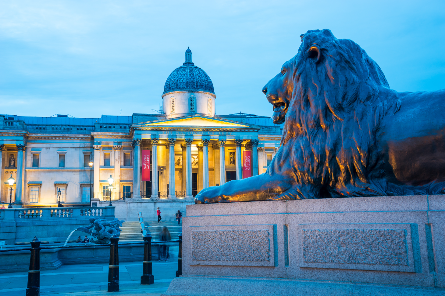 National Gallery London at Dawn