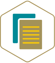decorative icon representing documents required for new investigator support requests.