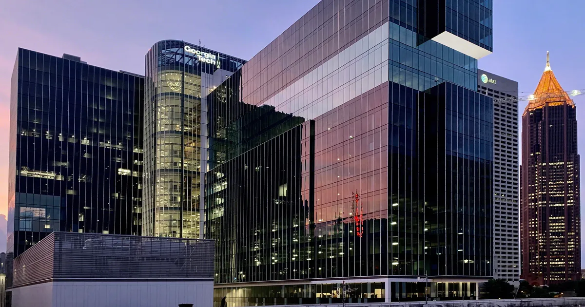 CODA Building at NIght