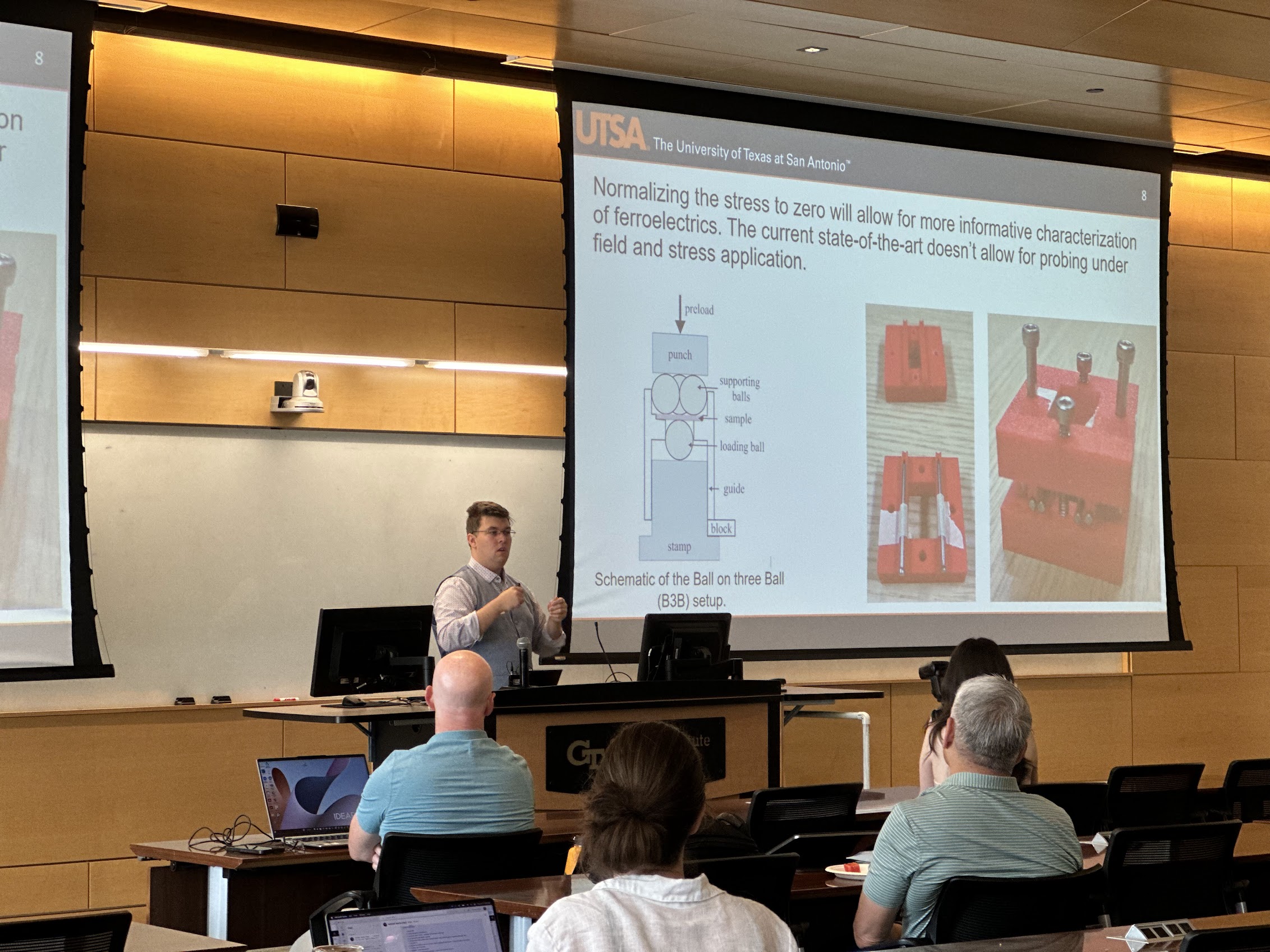 Cody Gonzalez from UT San Antonio Presents at the last day presentations of the Faculty Fellow Program at SEI