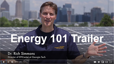 Screen Capture of EPICenter's "Energy 101" trailer video featuring Rich Simmons.