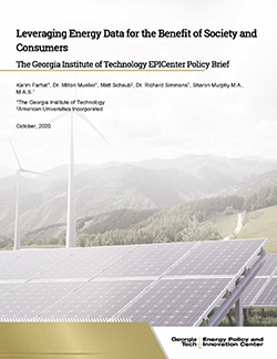 Cover page of Leveraging Energy Data for the Benefit of Society and Consumers