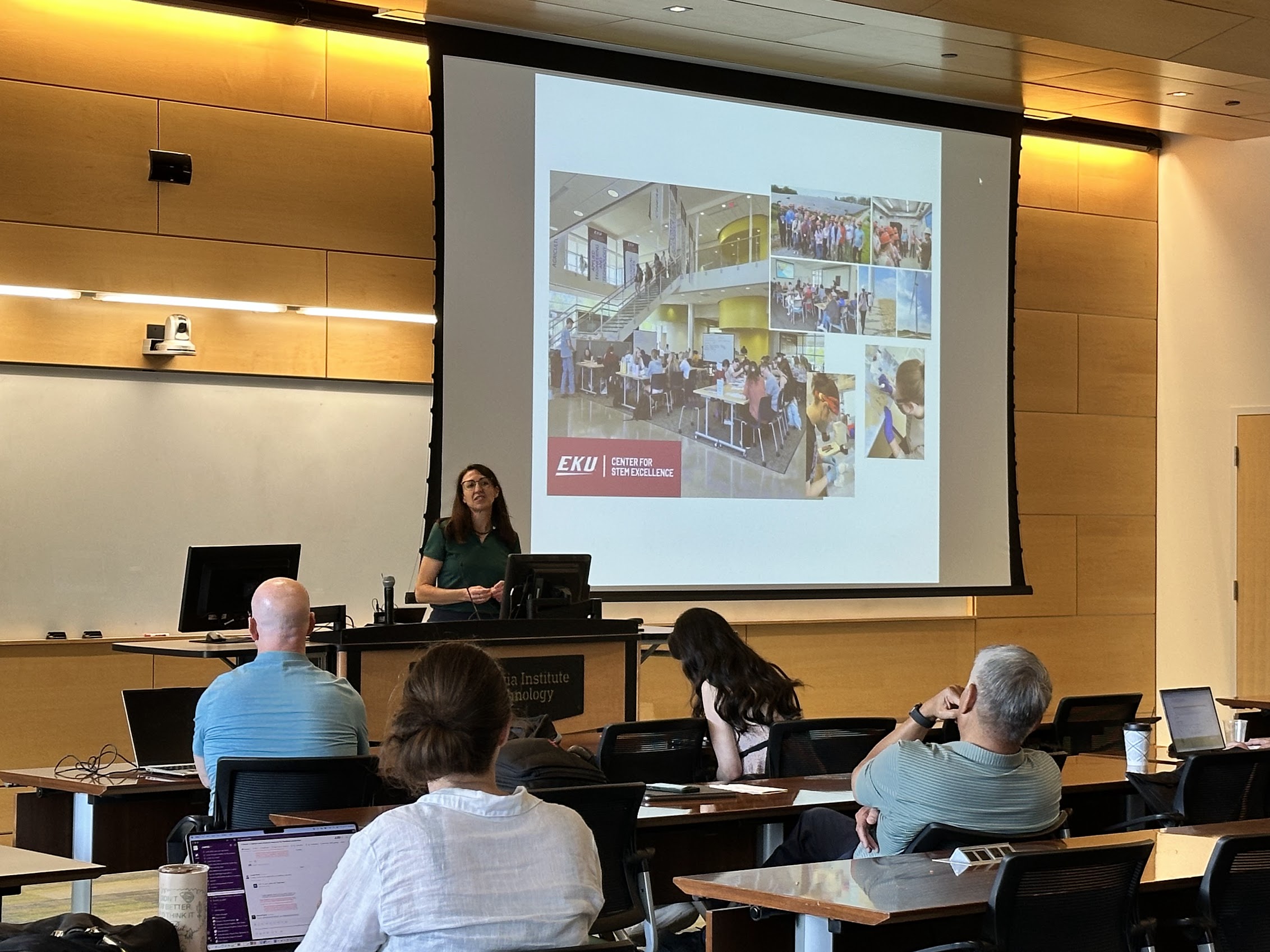 Judy Jenkins from Eastern Kentucky University Presents her work during the last day presentations of the Faculty Fellow Program