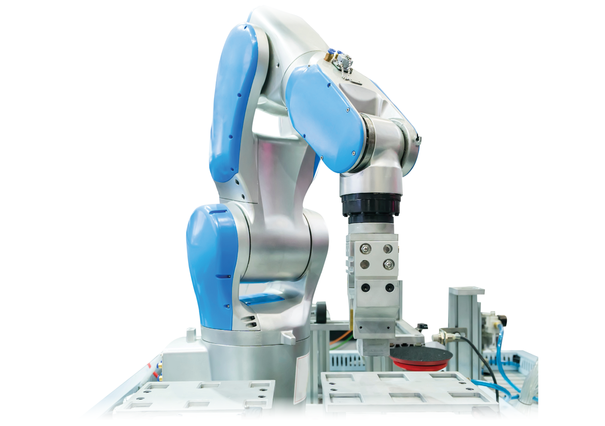 Robot on Production Line Graphic