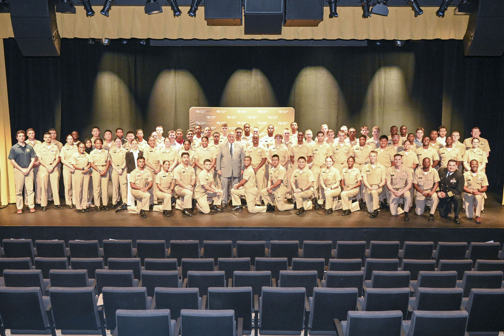 The Secretary provided an update on science and technology research to the Atlanta Region Naval Reserve Officer Training Corps unit, comprised of midshipmen from Georgia Tech, Georgia State University, Kennesaw State University, Morehouse College, Spelman College, and Clark Atlanta University. 