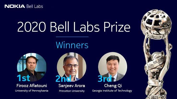 <p>2020 Bell Labs Prize award winners</p>