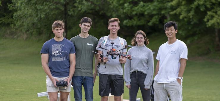 <p>For the spring 2022 semester, the Experimental Flights VIP class included 33 undergraduate students ranging from first years to fourth years with the following majors: aerospace engineering, mechanical engineering, electrical engineering, and computer science (Credit: Christopher Moore, GTRI).</p>