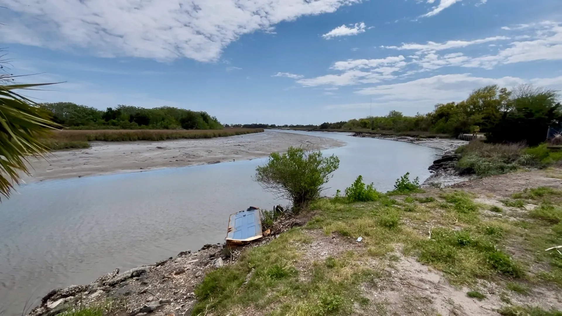 Georgia's first Superfund Research Center will address the human and environmental effects of heavily polluted sites located in coastal areas, including this one, in Glynn County, Georgia. (Emory photo by Rob Spahr)