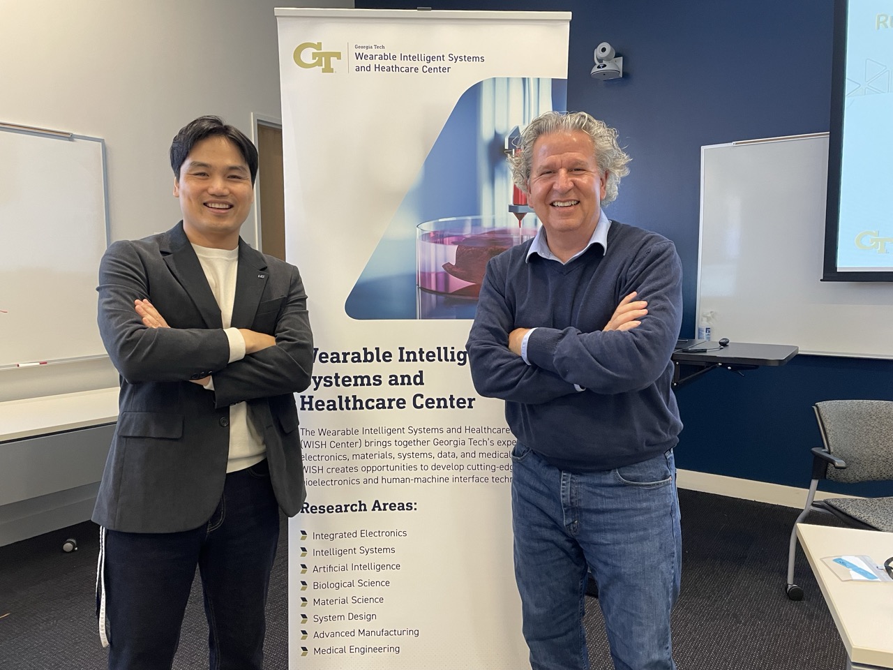 Professors Hong Yeo and Rudy Gleason