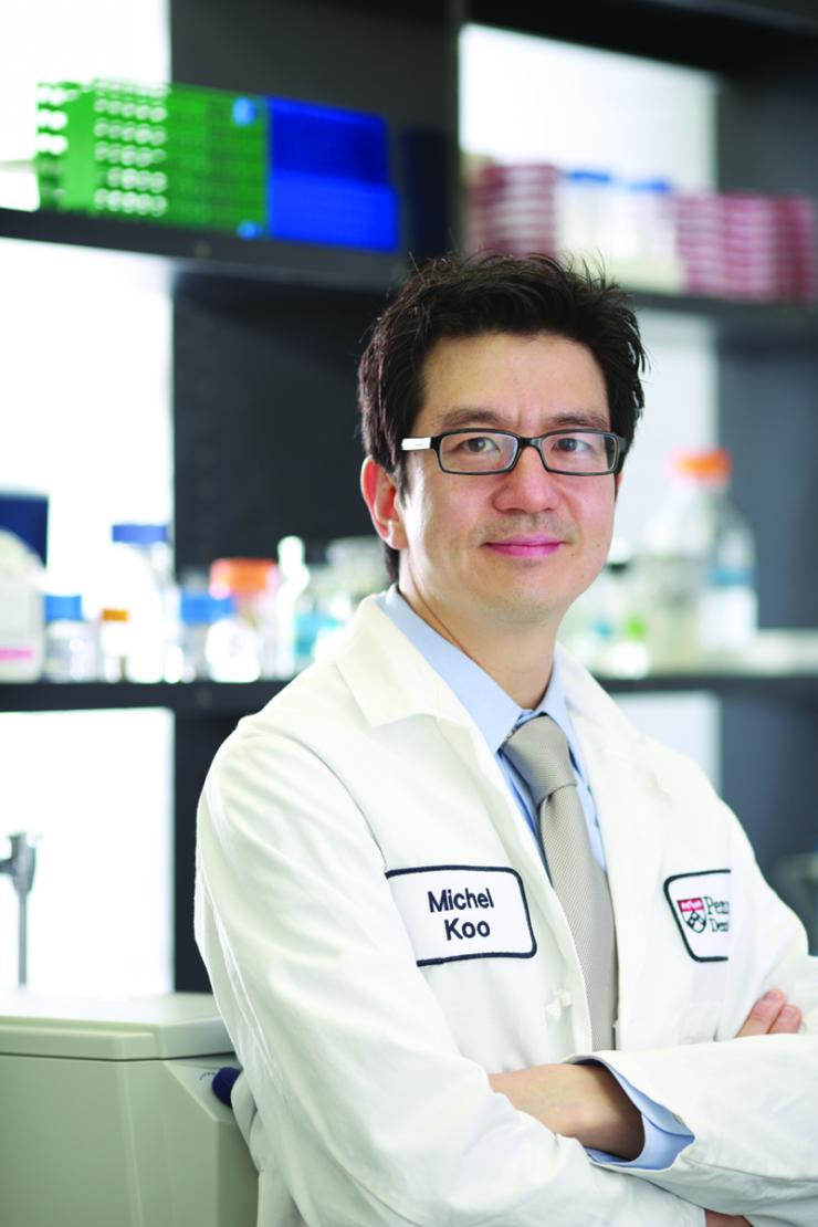 Hyun (Michel) Koo of Penn Dental Medicine, a co-senior author on the work.