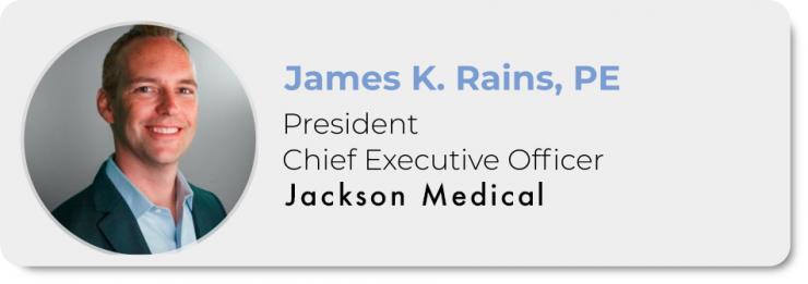 <p><strong>James Rains</strong>, CEO of Jackson Medical and Coulter faculty member.</p>