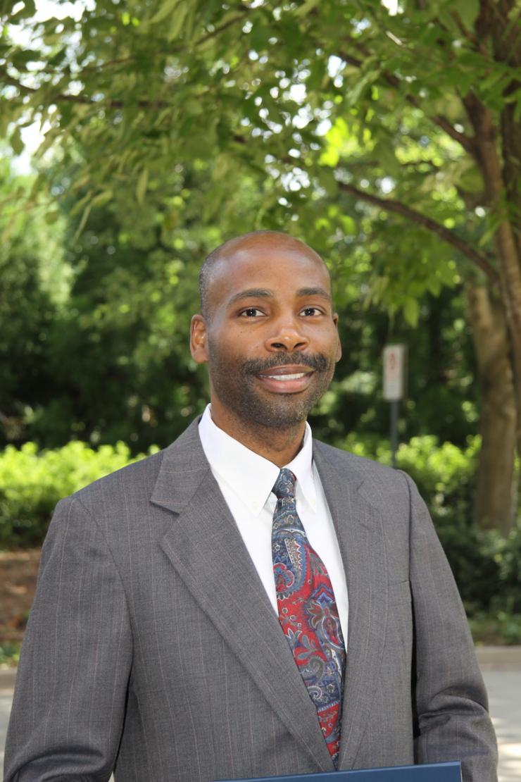 <p>Jerry Volcy is a Brown-Simmons professor at Spelman College and co-director of the Spelman Innovation Lab. Spelman is a key partner in the Georgia Manufacturing 4.0 Consortium pilot project with Georgia Tech. (Photo: Courtesy Spelman College)</p>