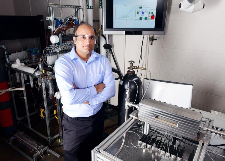 <p>“Because the heat transfer coefficient is very high with SCCO2, you can do dry cooling in an arid environment,” said Devesh Ranjan, Associate Professor, George W. Woodruff School of Mechanical Engineering.</p>