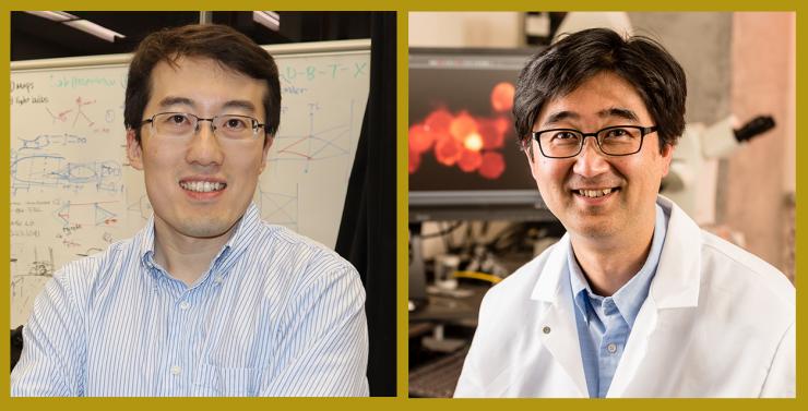 <p>Assistant Professor Shu Jia and Price Gilbert Jr. Chair and Professor Shuichi Takayama.</p>