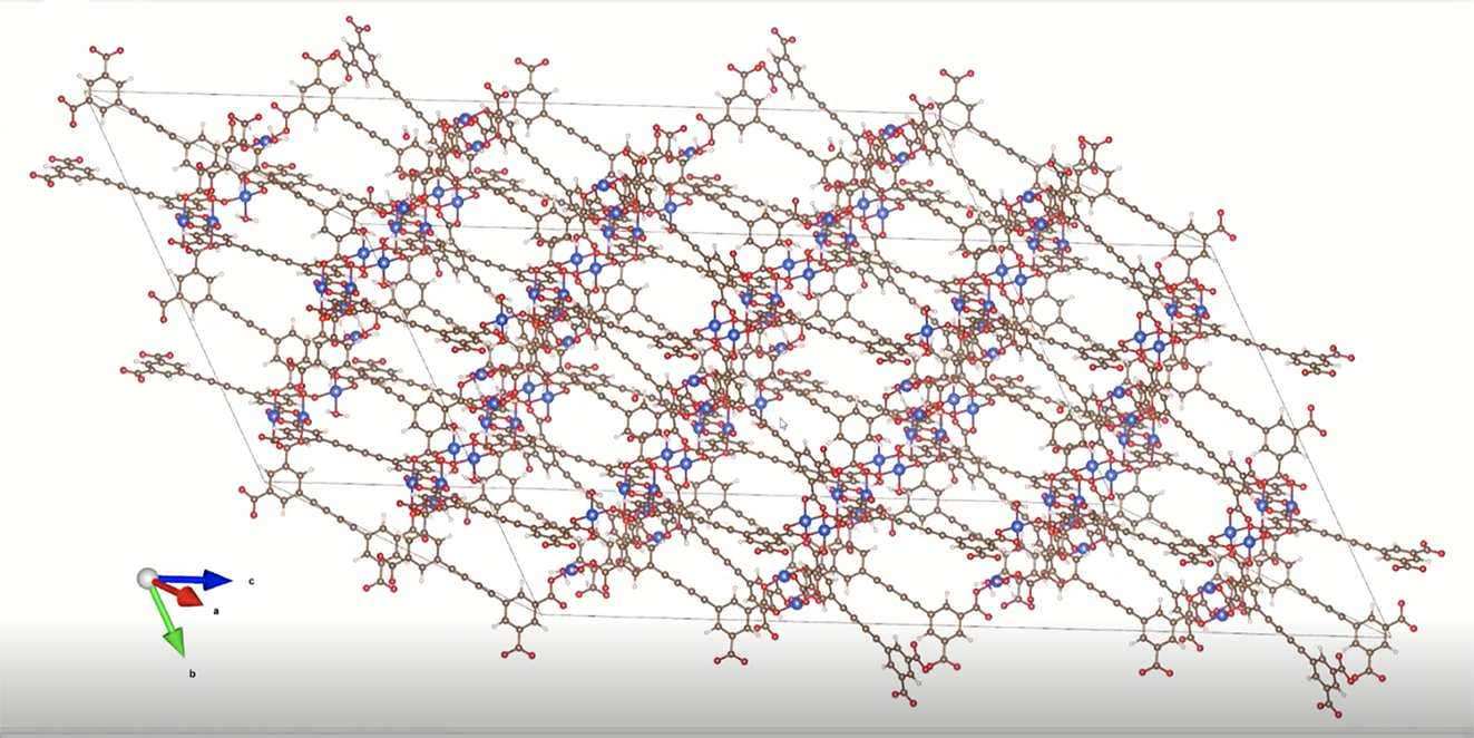 a lattice-like molecular model
