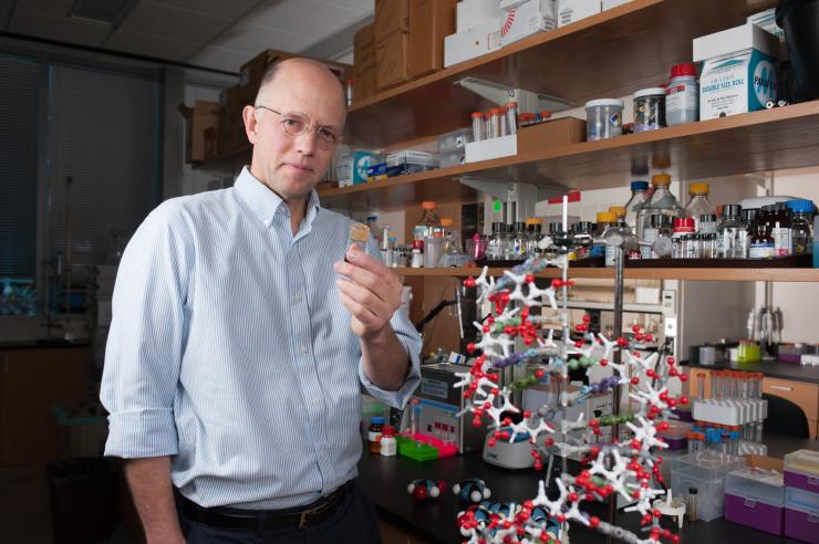 <p>Nicholas Hud from the Georgia Institute of Technology which serves as headquarters for the NSF/NASA Center for Chemical Evolution. CCE researchers have produced chemical reactions under everyday circumstances that have produced biopolymers and also good candidates for precusors to life-coding molecules in RNA and DNA.</p>