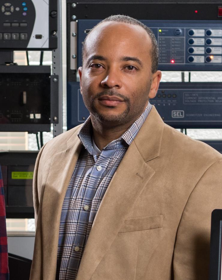 <p>A study of cloud hosting services has found that as many as 10 percent of the repositories hosted by them have been compromised. Shown is Georgia Tech professor Raheem Beyah, who led the research. (Credit: Rob Felt, Georgia Tech)</p>