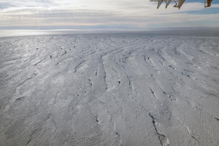 <p>The Thwaites Glacier in West Antarctica (photo by the National Science Foundation)</p>