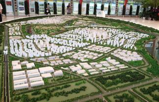 <p>Model of Tianjin Eco-City when completed.</p>