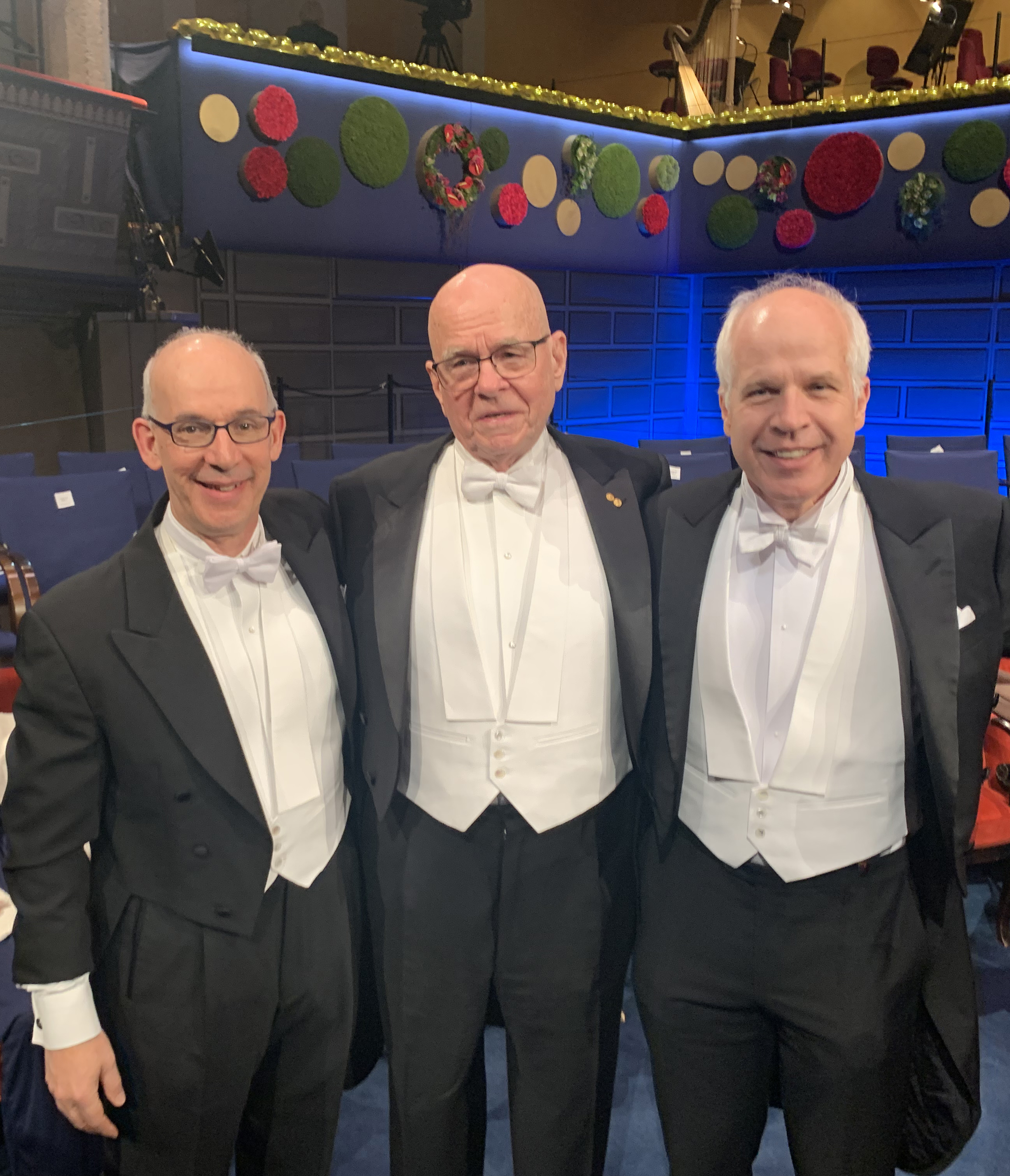 M.G. Finn at the Nobel Prize Ceremony