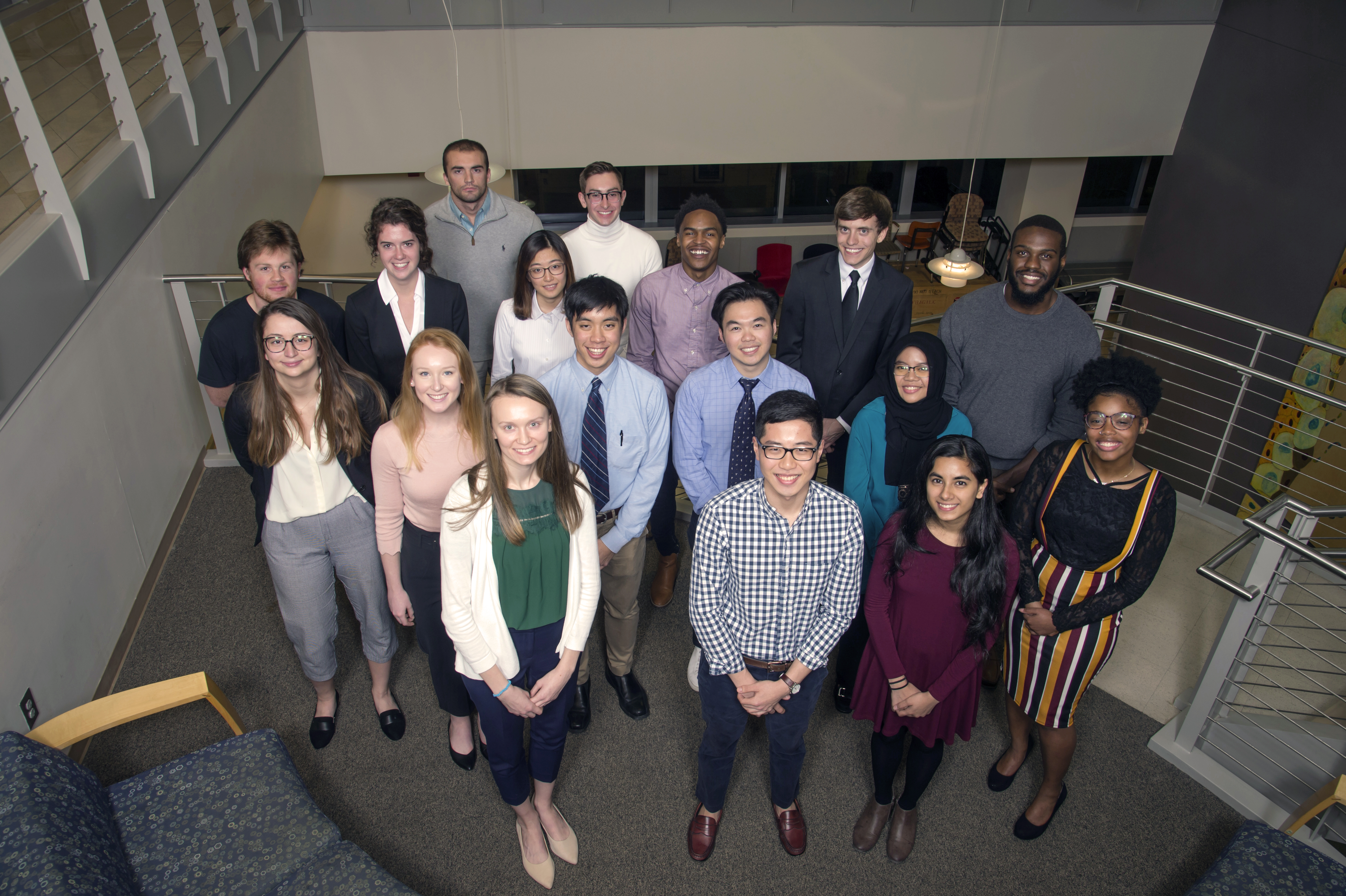 A group photo of recent Petit Undergraduate Research Scholars at Georgia Tech.