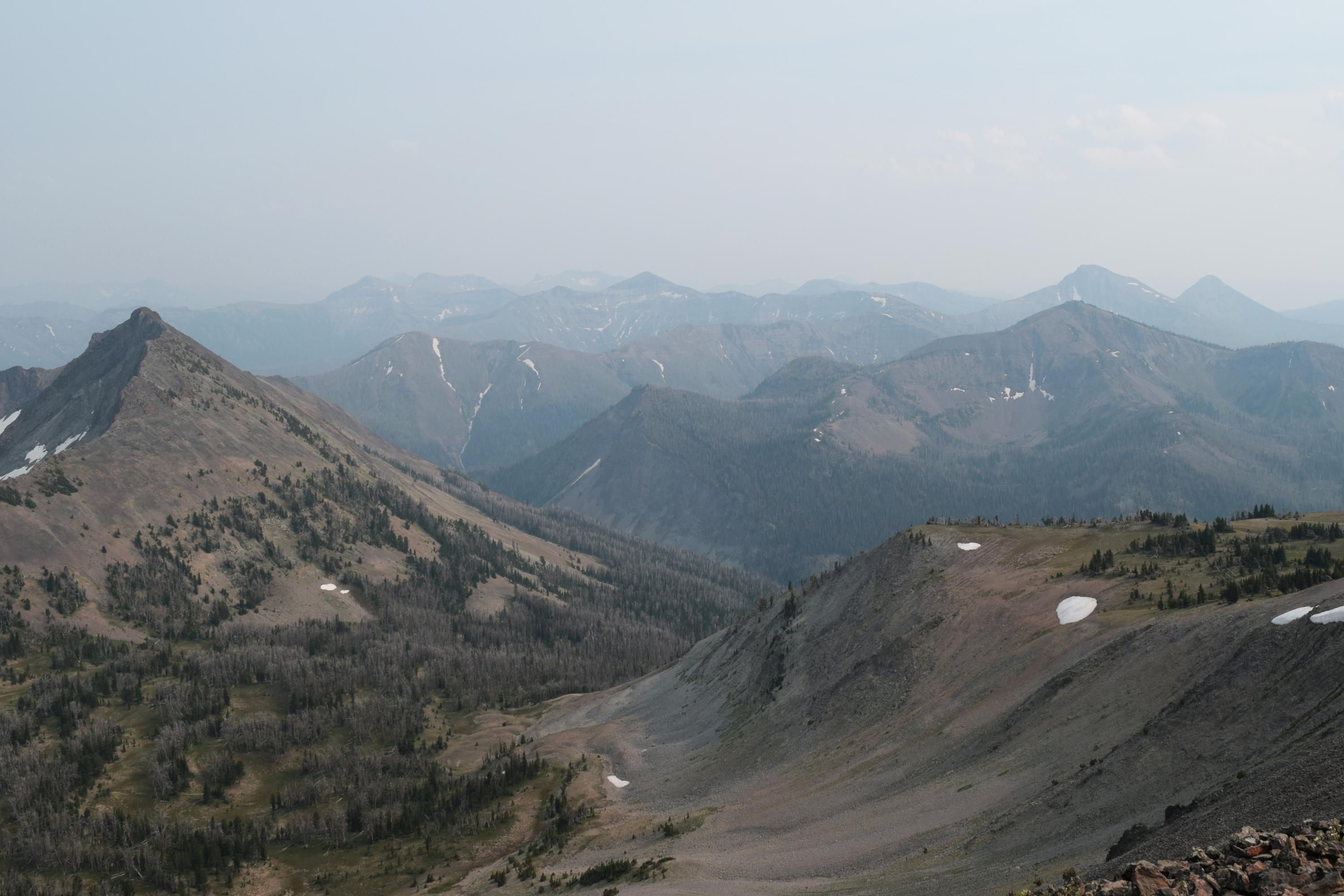 Yellowstone National Park's Avalanche Peak, July 2021