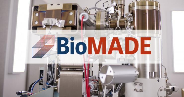 <p>Biomade Logo. BioIndustrial Manufacturing and Design Ecosystem (BioMADE), a nonprofit that recently won a seven-year, $87 million award from the U.S. Department of Defense (DoD).</p>