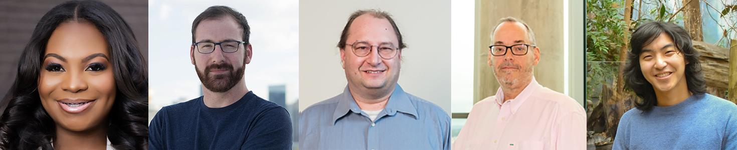 Pictured: Kala Jordan, Noah Posner, Peter Presti, Richard Starr, and Andrew Zhao.