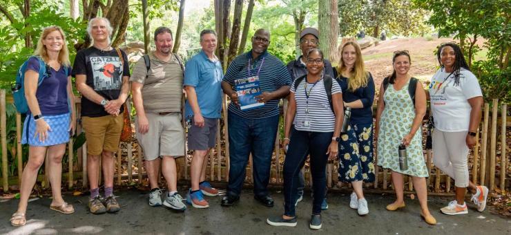 <p>Group photo of the BIRDEE participants at the Atlanta Zoo.</p>