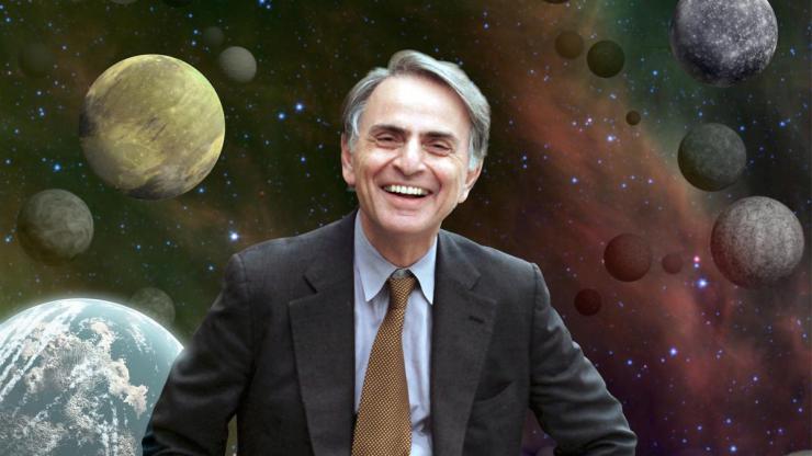 <p>Famed late NASA astronomer Carl Sagan first hypothesized that the reason early Earth stayed warm although the sun shone dimly had to do with a greenhouse effect involving a gas mixture different from that in Earth's atmosphere today. He suspected high ammonia levels, which proved chemically less feasible. Today, many scientists suspect the warming gas was methane. Credit: NASA-JPL</p>