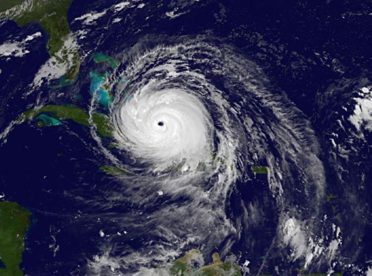 <p>Hurricane Irma struck in 2017 in the Caribbean and was blamed for more than 130 deaths.</p><p>Credit: NASA/NOAA GOES Project</p>