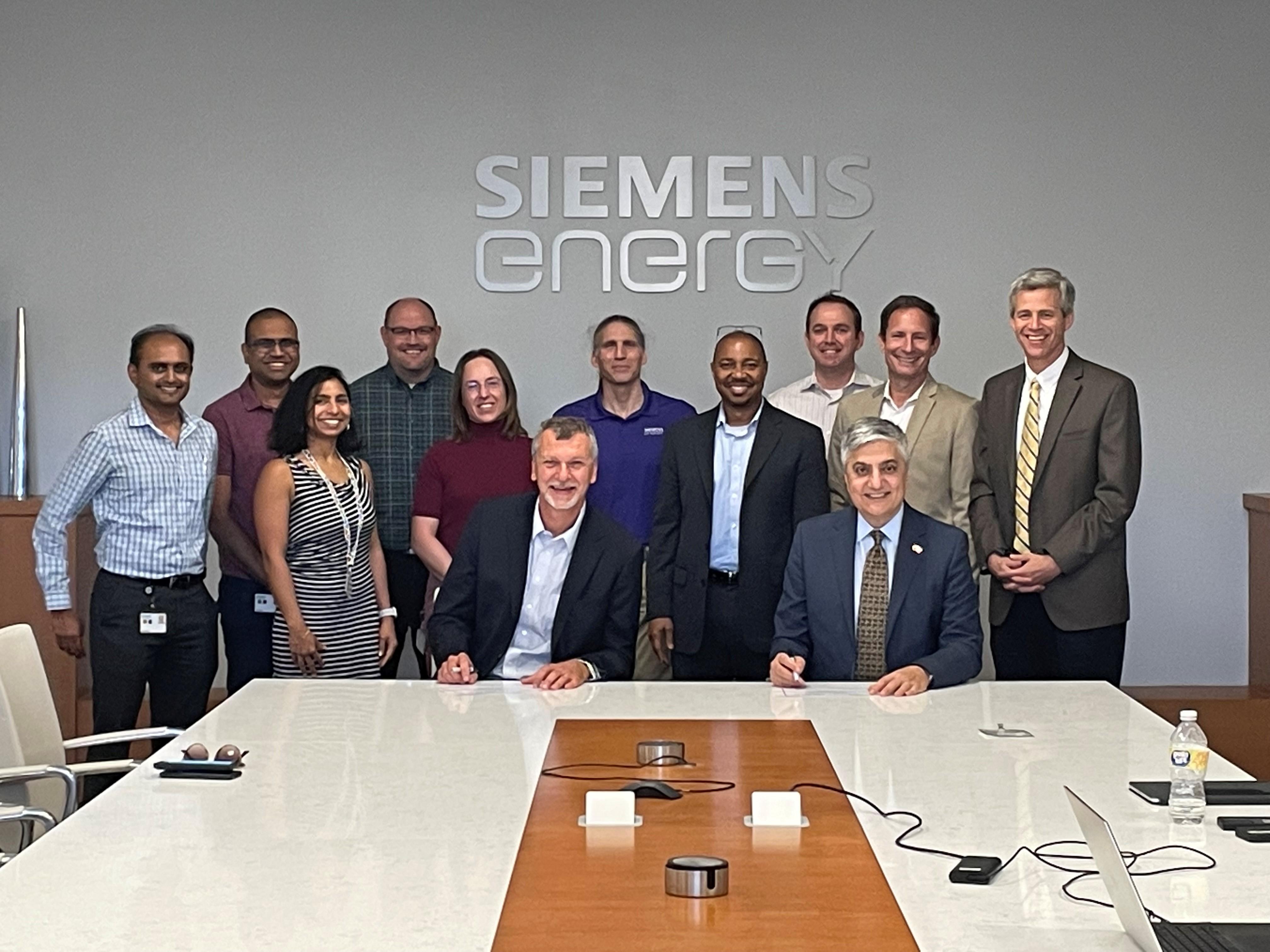 Signing between Georgia Tech and Siemens Energy