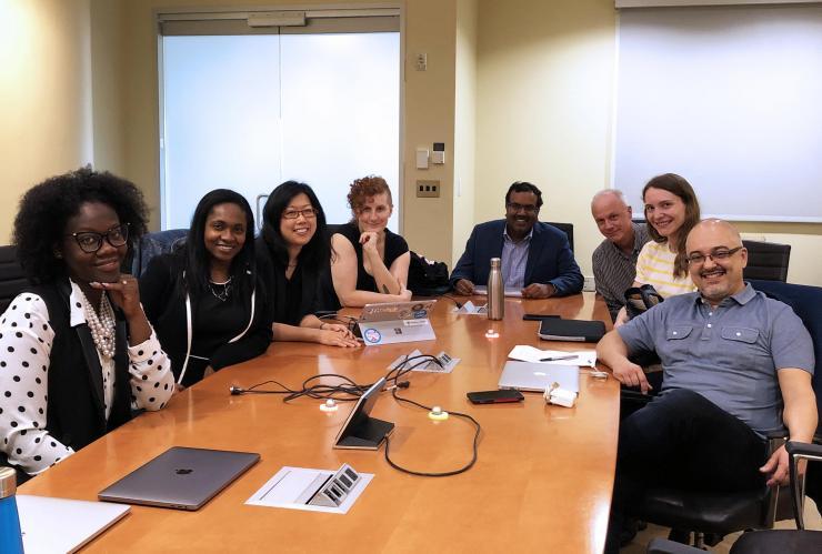 <p>The <a href="https://southbigdatahub.org/">South Big Data Regional Innovation Hub</a> leadership team met with leaders from the other three NSF-funded regional hubs during the 2019 all-hands meeting.</p>