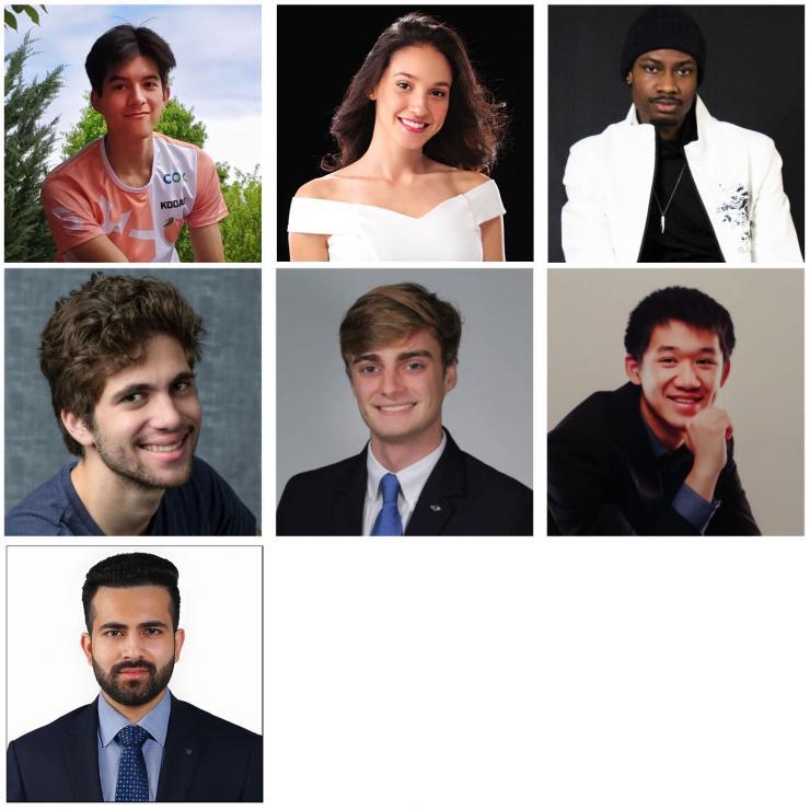 <p>IPaT 2021 summer interns: Pictured: Ben Koehler, Ana Herrera, Kaleb Sixto, Daniel Keehn, David Peeler, Jason Gao, Amandeep Singh</p>