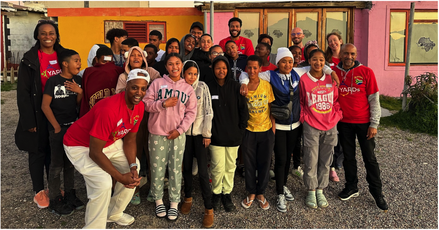 The YARDs project team at Cape Flats YMCA in Cape Town, South Africa