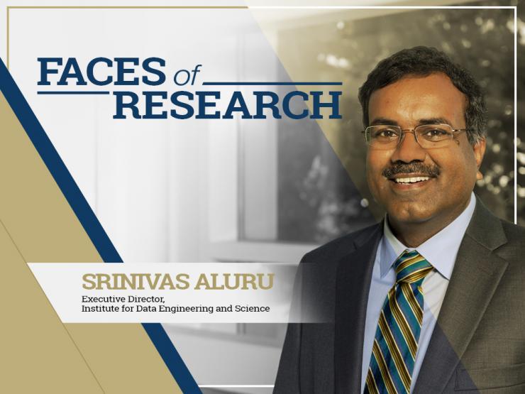 <p>Srinivas Aluru, executive director of the Institute for Data Engineering and Science (IDEaS)</p>