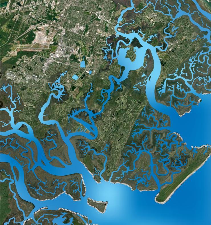 <p>The southern United States is disproportionately affected by hurricanes. Understanding these and other coastal threats is among the priorities for the South Big Data Innovation Hub. (Image from Sagis.org)</p>